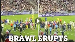 France confrontation  France clash  France Olympics clash [upl. by Nauqyt]