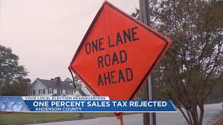 Sales tax referendum to repair Anderson Co roads fails [upl. by Burty]