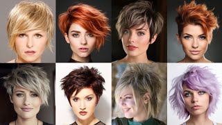 Most Demanding Hottest 🔥 Choppy Layered Short Pixie Haircut and Hairstyles for Women trendingvideo [upl. by Cruickshank]