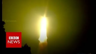 India sends lightest satellite to space  BBC News [upl. by Ahswat]