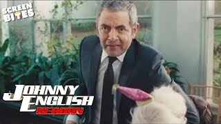 Johny English Reborn Rowan Atkinson Attacks Grandma  Screen Bites [upl. by Tan]