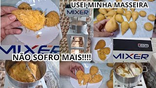 PREPARANDO MASSAS PARA SALGADOSMasseira MIX COMO USAR PASSO A PASSO [upl. by Shayn]