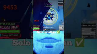 How I Solo Killed Leviathan in Blox Fruits Full Boss Fight [upl. by Silber]