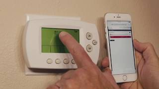 Honeywell WiFi Thermostat  Install and Setup [upl. by Muiram]