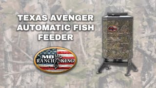 MB Ranch King Texas Avenger Automatic Fish Feeder [upl. by Hazel]