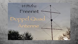 149Mhz Doppelquad Freenet Antenne selbst basteln [upl. by Honig]