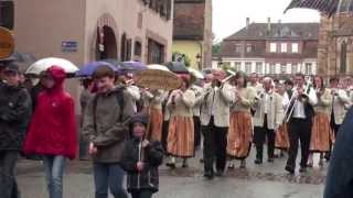 Trachtenumzug Weissenburg Elsass am Pfingstsonntag 2013 Clip 49 [upl. by Ainoval]