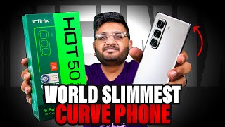 Infinix Hot 50 Pro Unboxing  Worlds Slimmest Curved Phone [upl. by Othelia]