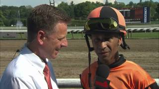 Post Race Interview  Lucky Coin Stakes with Kendrick Carmouche [upl. by Bandeen]