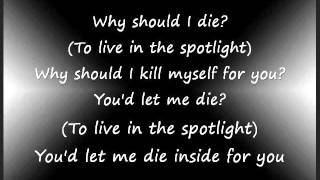 Machine Gun KellySpotlight ft Lzzy Hale Lyrics On Screen [upl. by Viridis683]