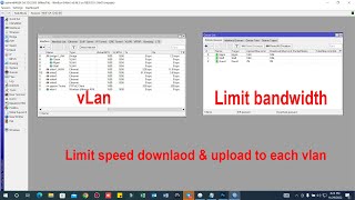 How to limit speed for each vlan in Mikrotik Router [upl. by Yesnik]