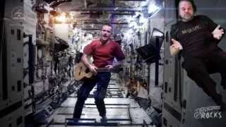 Space Oddity  Chris Hadfield  David Bowie  Space Station  Tyrannosaurus Rocks Review [upl. by Karlene]