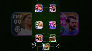 Who is better  442 Formation  efootball 2025 mobile shorts efootball pes viral [upl. by Bowman]