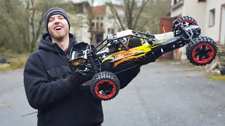 Der bisher LAUTESTE und GRÖßTE VERBRENNER mit ECHTEN 2 TAKT MOTOR Rofun Baja 15 [upl. by Sarnoff]