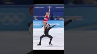 Iceskating Duo’s Magical Dance on Ice 😍❄  PowerOfLove Shorts [upl. by Mercado249]