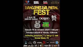 🐉DRAGONES METAL FEST 2024 metal groovemetal metalcommunity 🐉 [upl. by Atilegna]