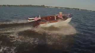 1961 Barbour quotVacationerquot Mahogany Runabout [upl. by Akere]