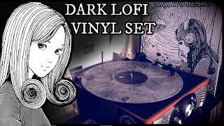 Junji Ito beats 🍥 Vinyl Mix Dark Lofi Hip Hop [upl. by Aihsatsan]