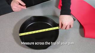 Frywall Measuring your pan to pick the right size [upl. by Brietta]