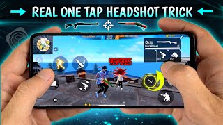 Perfect One Tap Headshot Trick 😈  Handcam  M1887  M1014  Headshot Setting Frer Fire [upl. by Spenser]