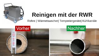 Kühlkreislauf reinigen  Reinigung von Kühlgeräten mit der Rohr und WärmetauscherReinigungsanlage [upl. by Kowatch408]