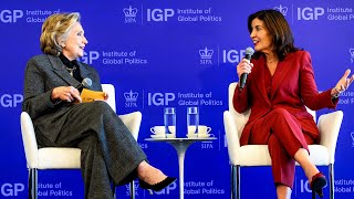 Governor Hochul Participates in a Fireside Chat with Secretary Hillary Clinton [upl. by Nyrret]