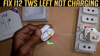 How To Fix i12 TWS Left Not Charging [upl. by Rebliw]