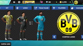 DLS 23  Borussia Dortmund Kits In dls 23  Borussia Dortmund all kits In dls 2023  dls23 [upl. by Einnod]