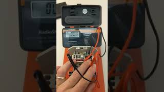 Continuity test on a Weidmuller terminal block with a Radio Shack multimeter [upl. by Aicenek]