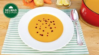 Rote LINSENSUPPE  Türkische Linsensuppe Mercimek Corbasi  vegan möglich [upl. by Ikin600]