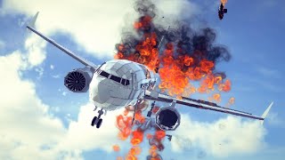 Besiege  Realistic Plane Crashes 13 [upl. by Nnylimaj]