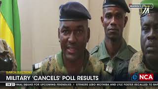 Gabon elections Military cancels poll results [upl. by Marybelle504]