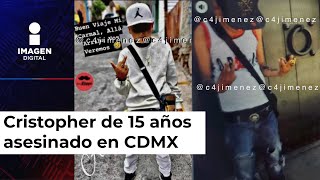 Asesinan a El Cachetes tenía 15 años y delinquía en CDMX tres veces la libró [upl. by Clement]