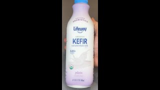 Is Lifeway plain whole milk kefir good [upl. by Nerradal138]