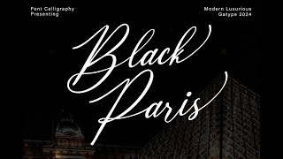 Black Paris Font Download [upl. by Macfarlane352]