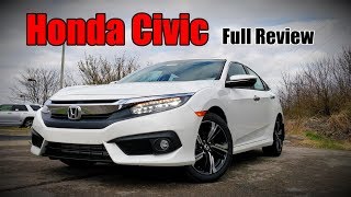 2018 Honda Civic Sedan FULL REVIEW  Touring EXL EXT EX amp LX [upl. by Mccallion]