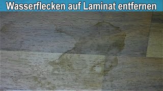 Urinflecken amp Wasserflecken von Laminat entfernen  Urin  Wasser  Flecken ausbessern  Anleitung [upl. by Nnateragram]