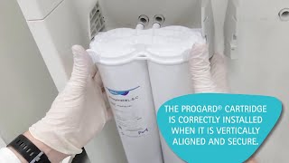 How to change the Progard® cartridge  MilliQ® highflow lab water system [upl. by Yedoc33]