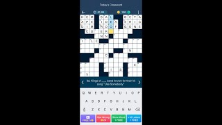 Daily Themed Crossword  Gameplay 2 [upl. by Cherish205]