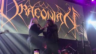 DRACONIAN  Akherousia Acapella version  Bloodflower  Live 2023  Club Chocolate  Stgo  Chile [upl. by Nylevol]