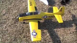 T28 Trojan with Flaps 3blade Prop Paint Mods and inflight footage [upl. by Alcock398]