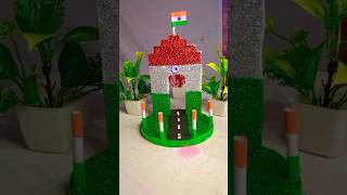 Independence day India gate making 15 August 🇮🇳🇮🇳 Jai Hind ❤️ sorts sorts diy vira india art [upl. by Riella]