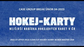 WWWHOKEJKARTYCZ LIVE CASE GROUP BREAK ÚNOR 042024 202223 CLEAR CUT [upl. by Valley]