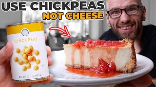 One can of Chickpeas WILL Change how you Think about Cheesecake [upl. by Llenej]