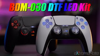 PS5 Controller BDM030 DTF LED Kit Installation Guide  eXtremeRate [upl. by Imekawulo]