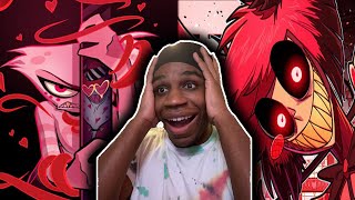 Hazbin Hotel Songs Alastor amp Angel Dust  WATCH ALONG CREW REACTION [upl. by Elora]