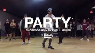 Chris Brown  Party  Khalil Mcneil Choreography chrisbrown [upl. by Woodward962]