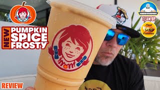 Wendys® Pumpkin Spice Frosty Review 🎃🍦  Team Up W Fast Foodies  theendorsement [upl. by Stanislaw]