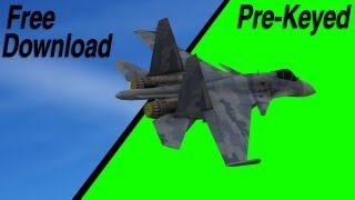 Free Fighter Jet Animation Stock Footage EXTREME [upl. by Hardunn]