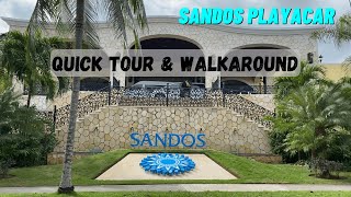 Sandos Playacar Resort Tour and Review  Playa Del Carmen All Inclusive [upl. by Solnit]